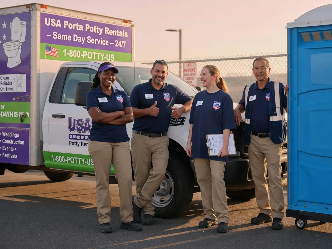 Porta Potty Rental company in Forest Ranch, CA
